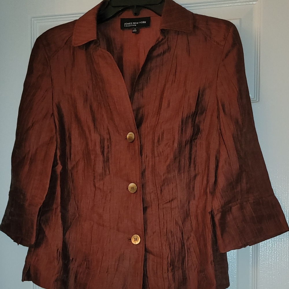 Organza 3 button jacket